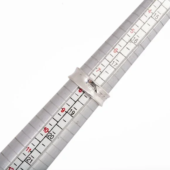 Authentic Tiffany & Co .925 Sterling Silver 1837 Band Ring Size 8 - Picture 6 of 6